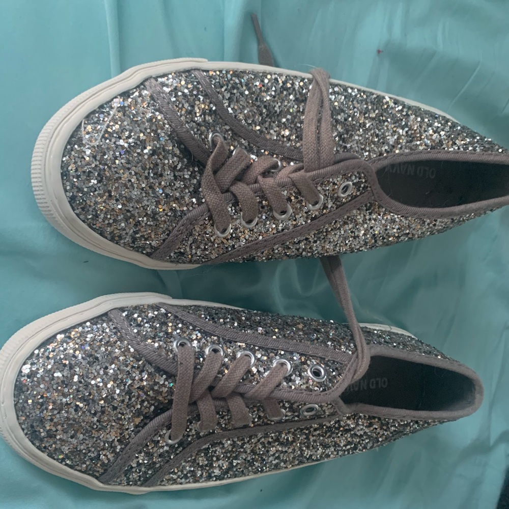 Brand New Glitter Tennis Shoes